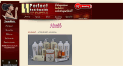 Desktop Screenshot of perfectfodraszcikk.hu